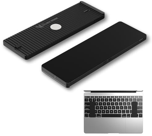 LexonElec x ATTACK SHARK Laptop Keyboard Holder for External Keyboard, Magnetic Riser, Mini Stand, Portable PC Laptop Bridge for MacBook/Tablet/Office/Gaming - Black