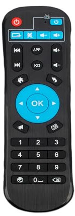 VINABTY X3308-086 Telecomando di ricambio compatibile con Smart TV box V88 T95X X96 T95N H96 PRO TX3 R69 T95 T95Z-Plus T95K-Pro T95V-Pro T95U-Pro T95W-Pro X88 PRO 10