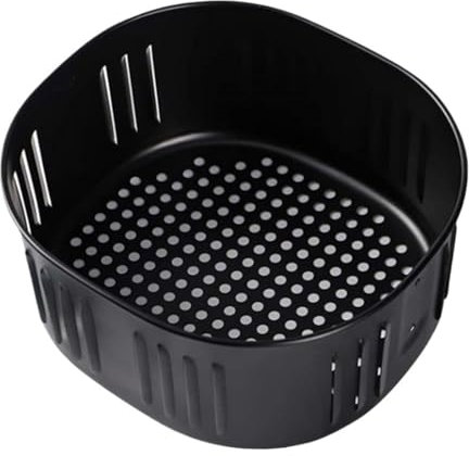 Air Fryer Replacement Basket，Compatible for Power XL Dash Gowise USA Cozyna 5.5Qt Air Fryer Air Fryer Accessories Black