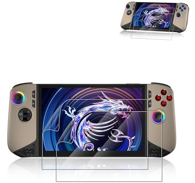 Displayschutzfolie für MSI Claw8 AI+ 20,3 cm (8 Zoll), weiche Folie für Klauen, hochwertig, langlebig und präzise, 2 Stück