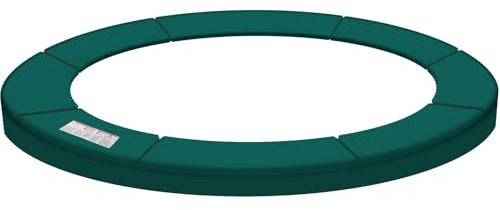 Baunsal® Trampolin Randabdeckung Ø 430 cm mit 38 cm breite in grün und 30 mm dick Federabdeckung Randschutz Schutzrand Umrandung Abdeckung Rand Polster Trampolin Ersatzteile Trampolin Outdoor