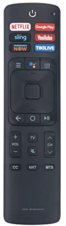 Allimity ERF3A69 Replacement Voice Remote fit for Sharp/Hisense Smart TV HU50U7A HU55U7AG HU65U7AG HU55A6125UW HU58A6100UW HU65A6125UW HU65A6127UW HU75M5060UW LC-43N6100 LC-43N5000