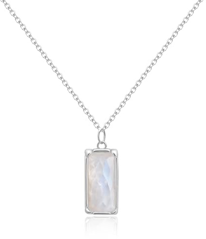 EVER FAITH Geburtsstein Halskette 925 Sterling Silber Zirkonia Anhänger collier mit Stein für Damen Mädchen Muttertag/Geburtstag Schmuck Geschenke