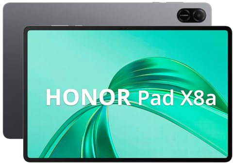 HONOR Pad X8a Tablet Wi-FI 4Go+128Go, 11 Pouces écran, Snapdragon 680, Batterie 8300 mAh, 4 Haut-parleurs, Android 14, Gris