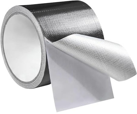 Heavy Duty Repair Tape Waterproof - 8cm x 8m Waterproof & UV Proof - for TTent Awning Leak Seal Butyl Adhesive Strip – Outdoor Gear Fix Tape for Tents Tarps RV Covers (Black)