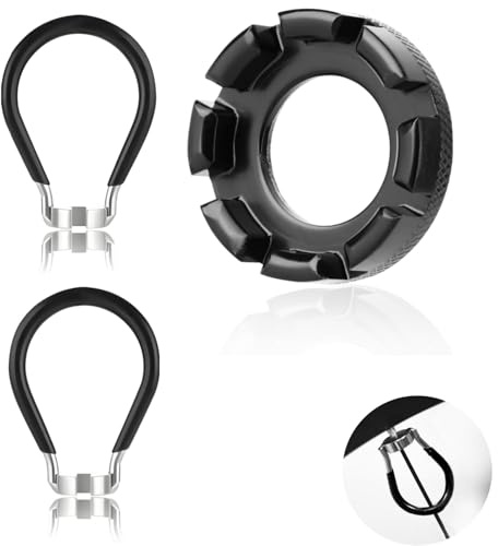 Tideno 3 Stück Speichenschlüssel Fahrrad aus Stahl,Universal Speichenspanner für Fahrrad,Fahrrad Speichen Werkzeug für Zentrieren Reparieren 6 Größen 10-15 Gauge Spoke Tool für Fahrrad