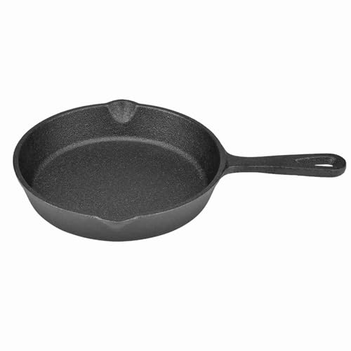 WAHEWUD Vintage Cast Iron Skillet Frying Pan Pre Seasoned 16cm 20cm Non Stick Cast Iron Pan for Oven Stove Grill Campfire (16cm)