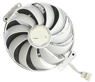 SHUAPOZ Für RTX 3070 3080 3090 GPU-Lüfter CF1010U12S 7PIN für ASUS für ROG für Strix White OC-Version(1 Fan 4PIN)
