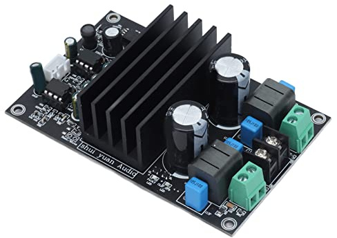 Naroote 2.0 Digital Amplifier Board High Performance 300W + 300W Class D DC24‑48V TPA3255 for Home Audio System Aluminum Alloy + PCB