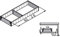 BLUM ORGA-LINE Facheinteilung Set ZSI.XXXFI2N, Nennlänge 500 mm