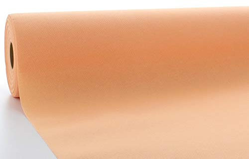 Sovie HORECA | Tischdeckenrolle | Linclass® Airlaid | 80 cm x 40 m | für Hochzeit, Geburtstag, Taufe, Kommunion | Made in Germany | 1 Stück (Aprikot)