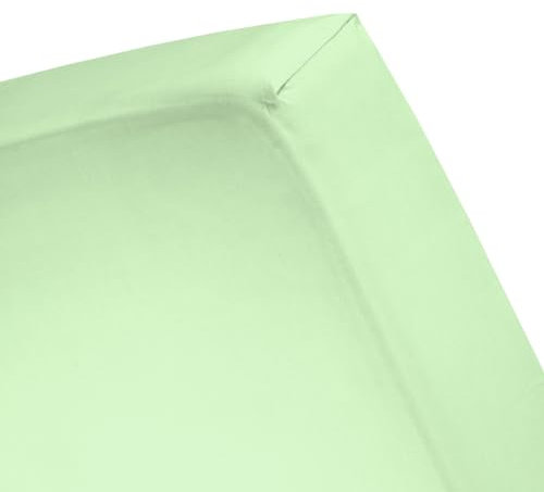Damai, Bettlaken, Spannbettlaken, Matratzenbezug, Spannbetttuch, Spannleintuch, Double Jersey, Hellgrün
