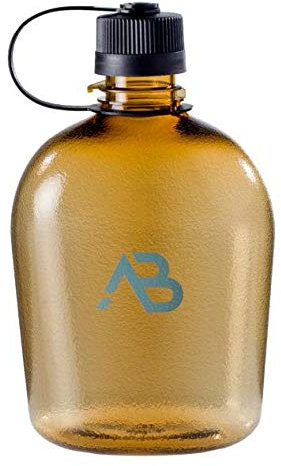 A.Blöchl A.Blöchl Feldflasche US GEN II 1 Liter im transparenten Design 21 x 12 x 6,5 cm/Coyote