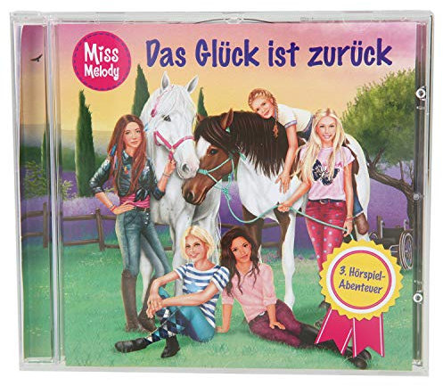 Depesche 7217 Miss Melody - Hörspiel-CD Das Glück ist zurück, Teil 3, Spieldauer 60 Minuten, spannende Pferde-Geschichten zum Mitfiebern