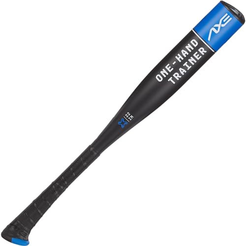 Axe Unisex, Teenager L106KA Bat One Hand Trainer 18 Zoll Baseballschläger / 1 Stück Alloy, Schwarz/Blau