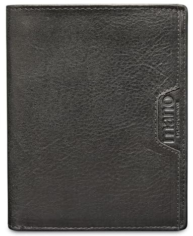 mano Don - Geldbörse mit Klappe 8cc 12 cm Black