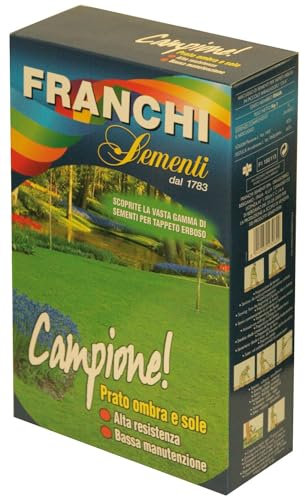 Franchi Semi prato miscuglio Campione - Confezione 5 kg - per 200 mq. di prato