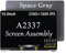 GBOLE A2337 M1 Bildschirm Ersatz für MacBook Air M1 A2337 2020 LCD Bildschirm Display Assembly EMC 3598 MGN63 MGND3 MGN93 MGNA3 MGN73 MGNE3 (Space Gray)
