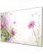 banjado Glas Magnettafel 120x80cm / Magnetwand Glas/Magnetpinnwand als Memoboard Glas/Pinnwand Magnettafel Küche, Büro, Kinderzimmer inkl. 4 Magnete & Montageset - Glitzernde Wiese