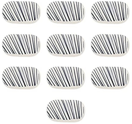 Essstäbchen Halter Keramik Oval Besteckbank Japanischer Stil Stil A 10 Stücke Stäbchenbänke Essstäbchen Messer Löffel Ablage Restaurant Zuhause Weihnachten Neujahr Geschenkidee