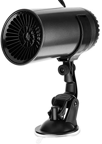 Dilwe Riscaldamento Auto 12V 150W, Allestimenti Interni Riscaldamento Portatile per Auto, 2 in 1 Termoventilatore Riscaldatore Sbrinatore per Parabrezza Auto