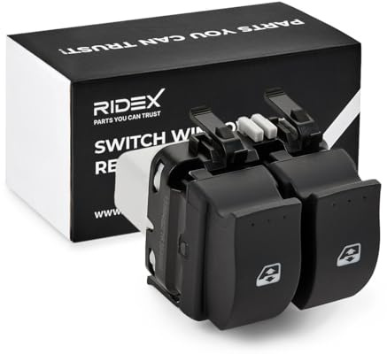 RIDEX 1761S0102 Interruptor de elevalunas Delante, Izquierda Compatible con RENAULT Megane 2 Ranchera familiar KM0/1