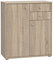 Newroom Kommode Sonoma Eiche Sideboard Modern - 73,7x85,5x34,8 cm (BxHxT) - Highboard Anrichte - [Albus.Nine] Büro Arbeitszimmer Wohnzimmer