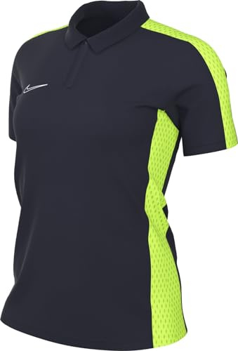 NIKE DR1348-452 W NK DF ACD23 Polo SS Polo Shirt Damen Obsidian/Volt/White Größe S