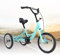 TIXBYGO Dreirad für Kinder 14 Zoll Single Speed Dreirad Fahrrad Trike 3 Räder Dreirad Kinderfahrräder für Jungen/Mädchen von 5-6 Jahre mit Einkaufskorb Kinderdreirad Cruiser Bike