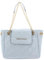 Valentino Damen Okarina Tote, Perlfarben