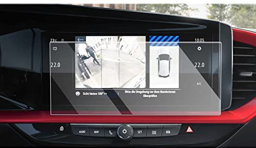 YEE PIN 10-ZOLL Kompatibel mit Opel Mokka B Mokka-e Grandland Astra L 2022 2023 Displayschutzfolie Navigation Schutzfolie GPS Navi Folie 9H Gehärtetes Mokka B Schutz Kratzfest