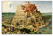 HOPNRU Turm von Babel Ölgemälde Poster Pieter Bruegel Kunstgemälde Renaissance Wandkunst Bild Leinwand Malerei Moderne Dekor (30x45cm-Ohne Rahmen)