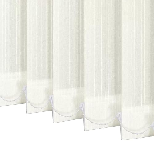 Vertical Blinds Slats 50/60/70/80/90/100/120/140cm,Vertical Shades for Indoor,60% Blackout/ Thermal Insulated Vertical Venetian Blinds Curtains,for Home Office Doors Windows,W×H-50x130cm/20x51in