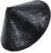 Chapeau en Bambou Noir Samouraï Chapeau en Bambou Décor Mexicain de Poisson Asiatique Accessoire Cosplay de Paille de Cosplay d'État Chevalier