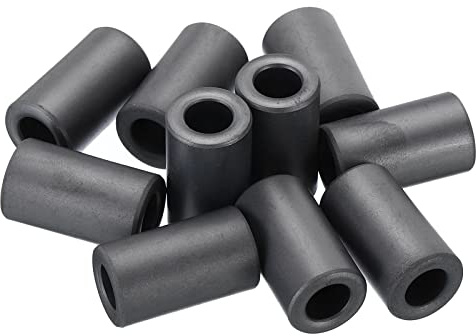 PATIKIL 10Stk Ferrite Toroid Kern Toroid Kern 0.6 ADx0.4 IDx1.1 H Ferrite Ringe Transformator Ferrite Toroid Kerne für EMI/RFI Filtern Schwarz