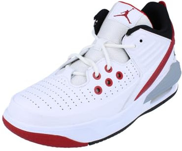 NIKE Air Jordan MAX Aura 5 GS Trainers DZ4352 Sneakers Zapatos (UK 5.5 us 6Y EU 38.5, White Black Varsity Red 101)