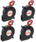 Jopto 4PCS 3D Printer Cooling Blower Fan 50x50x15mm 5015 DC Voltage Brushless 24V Silent Mini Blown Radial Cooling Fan With 2 Pin Terminal for Heat Dissipation of 3D Printer With 30cm/11.81inch Cable
