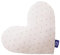 Träumeland GmbH Kuschelkissen Herz Twister beige, 38 x 30 x 12 cm