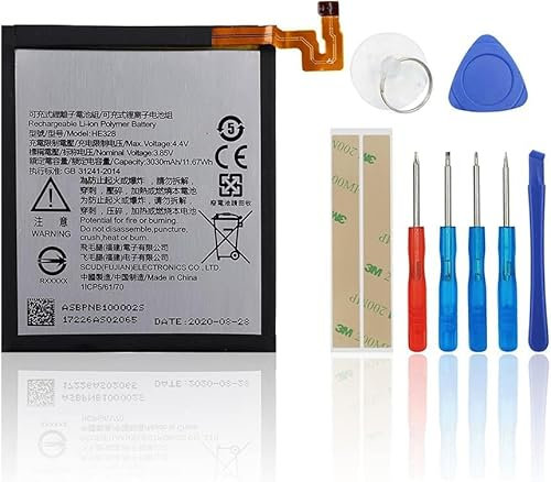 New SwarKing Batterie de rechange HE328 compatible avec Nokia 8 TA-1004 TA-1012 TA-1052 avec kit d'outils
