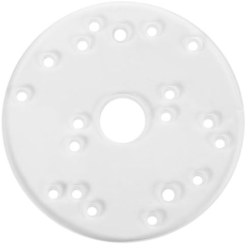 Piastra Base per Fresatrice Diametro 6,5, Piastra Base Universale per Fresatrice in Acrilico con Fori Multipli Preforati con Perno di Centraggio in Ottone e Viti per Frese