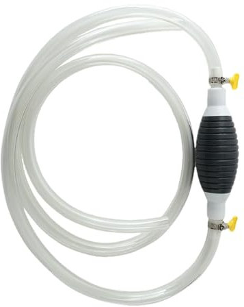 1 M Bomba De Transferencia De Agua Y Líquido - Bomba De Transferencia De Sifón De Combustible - Bomba Manual De Transferencia De Combustible | para Coches, Peceras, Acuarios, Bañeras, Barcos