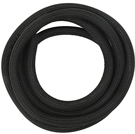 Manchon de Câble Noir en Poly, 1/2 Po de Diamètre, Cordon ou Fil Anti-Mastication pour Animaux de Compagnie, Manchon de Câble Tu W pour 10 Pieds (7,5 m / 25 Pieds)