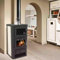 Kaminofen 10kW Backfach + Herdplatte Kachelofen Heizofen Holzofen EEK A 56312 AWZ