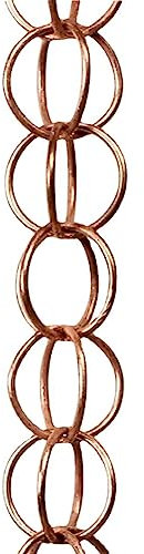 Micvtve Steel Leaf Rain Chain, Garden Gift for Mom, Gutters, Rain Catcher for Downspout with Adapter, Thick Flower Cups C