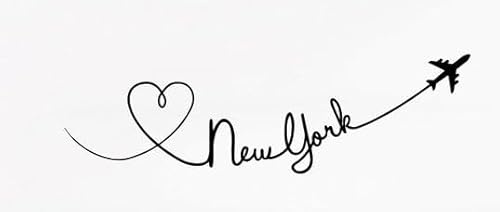 Rakelfix i Love New York Herz süße Aufkleber Aufkleber Größe/Farbe ANPASSBAR Sticker Autoaufkleber Decal