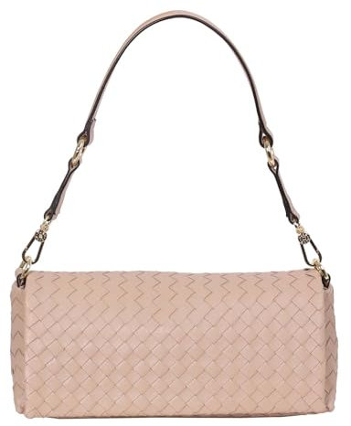 Abro Leather Piuma Weaving Shoulderbag Mila Natural