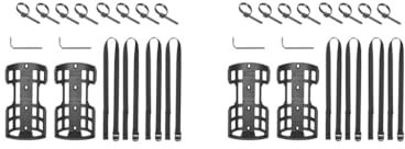 Lot de 2 porte-bagages avant pour vélo de montagne pliable