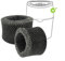 Set mit zwei Luftbefeuchter-Filtern für HU4102 FY2401 HU4801 4802 4803 4813 4811 effektives Filtersystem