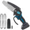 Mini Akku Kettensäge 6 Zoll für Bosch GBA/GBA ProCORE Akku, 18V Elektro Kettensäge Handkettensäge für Gartenarbeit, Holzschneiden und Beschneiden (Ohne Akku)