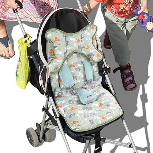 Generisch Universal Kinderwagen Sitzauflage,Baby SitzauflageKinderwagen Sommer,KinderwagenEinlage,SitzauflageKinderwagen Atmungsaktiv,BabySitzkissen Kinderwagen,Baby Sitzauflage Buggy